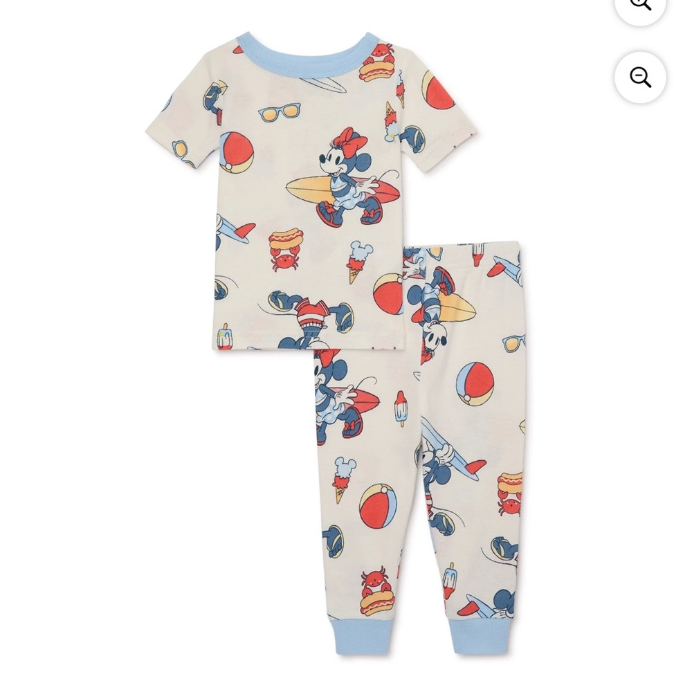Disney Mickey and Minnie Kids Pajama set